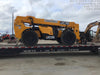 2019 JCB 509-42 74 HP w/Open ROPS, Beacon, Aux Hydraulics, LED Work lights, Solid Tires w/66" Carriage/60" Forks