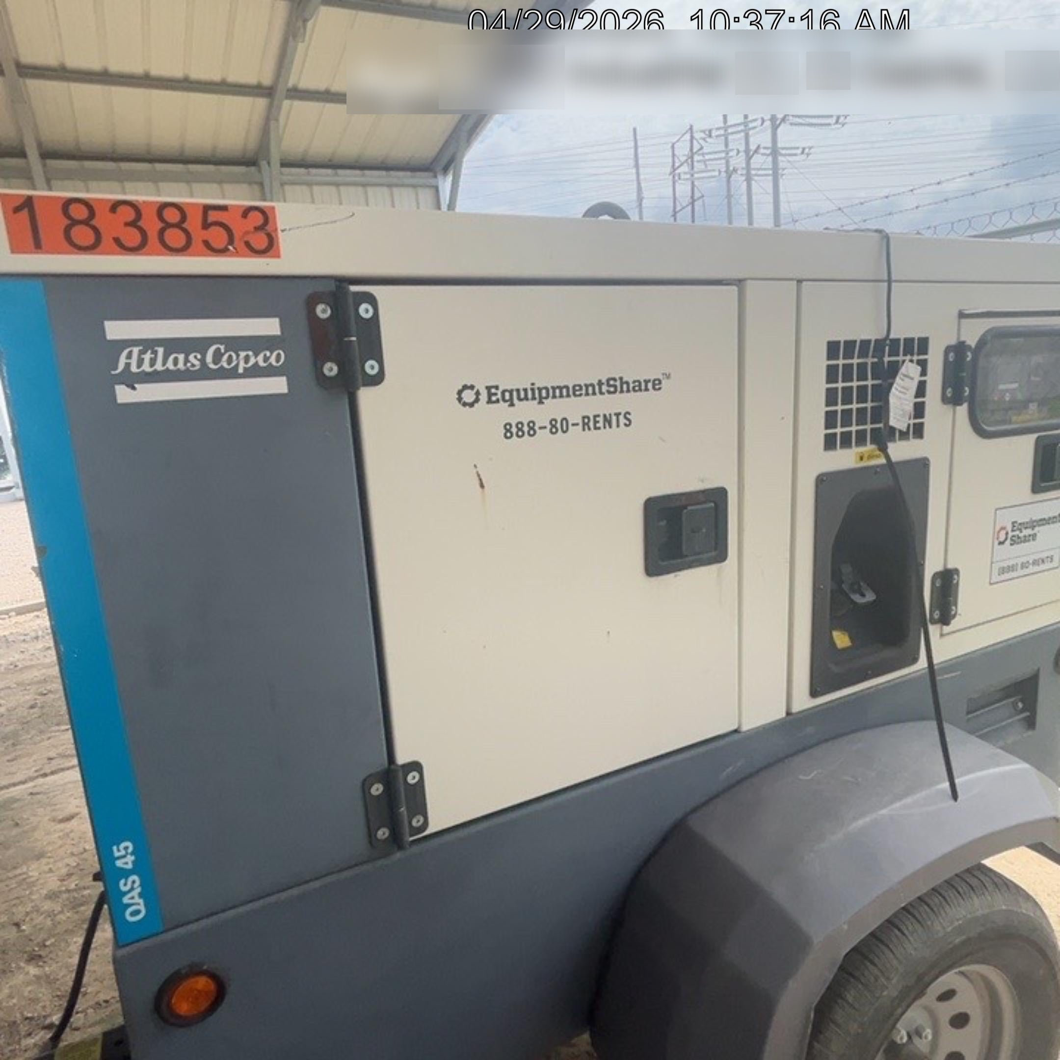 2021 ATLAS COPCO QAS45 CWK
