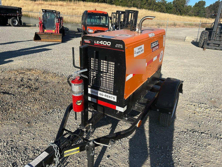 2022 Lincoln Electric LE400 Kubota V1505, Trlr, Cable Rack, Light Kit, ES Decals, T3