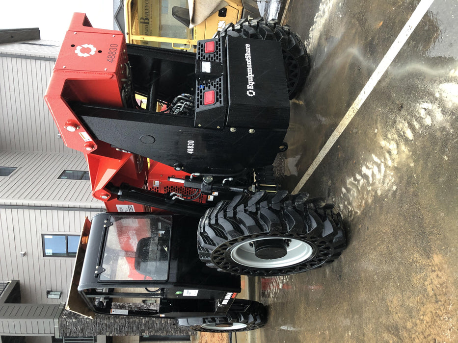 2019 Genie GTH-844 Canopy, Solid RT Tires, LED Work Lights, Beacon 60" QA Carriage, 48" Forks