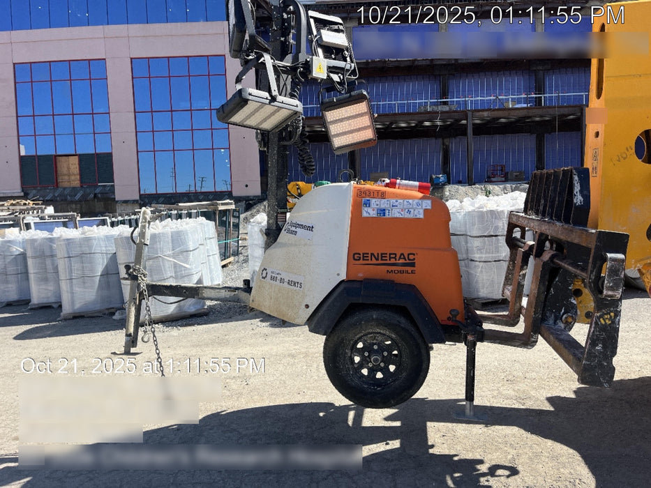 2024 Generac MLT2 Diesel, Flex Switch 120V Input, Powerzone Controller, 
(4) 320W LED Lights, 4kW Generator, 39.9 Gal Fuel Tank, 2" Ball, T3