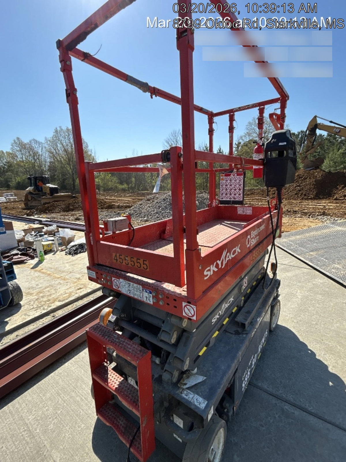2024 Skyjack SJ3219 Electric Drive, Sld NM Tires, DBcns, RFRails, Power to Platform, T3 + Access Control