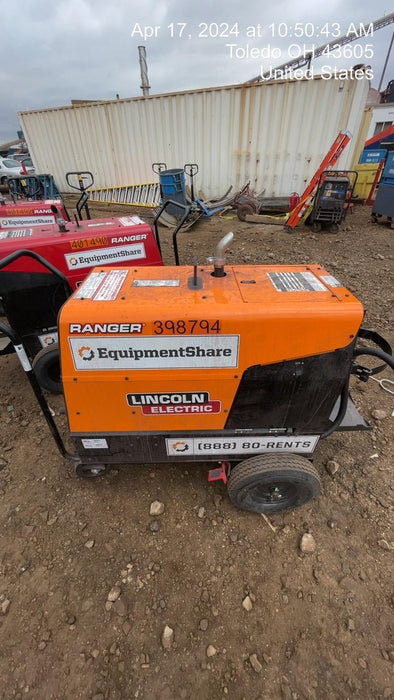 2024 Lincoln Electric Ranger 305 LPG Ranger 305 LPG, Undercarriage, Tank Holder & Strap, 10kw AC Gen, 25hp Kohler LPG Eng