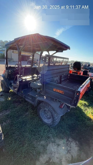 Kubota RTV-X1140W-H 4WD, LED Strobe, Windshield Acrylic Clear, Plastic Canopy, Wire Harness Kit, Backup Alarm