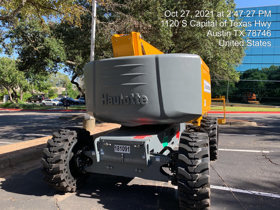 2020 Haulotte HA61RTJ PRO DSL, 4WD, Sld Tires, Bcn