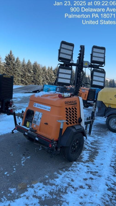 2023 Generac MLT2 Diesel, Flex Switch 120V Input, Powerzone Controller, 
(4) 320W LED Lights, 4kW Generator, 39.9 Gal Fuel Tank, 2" Ball, T3