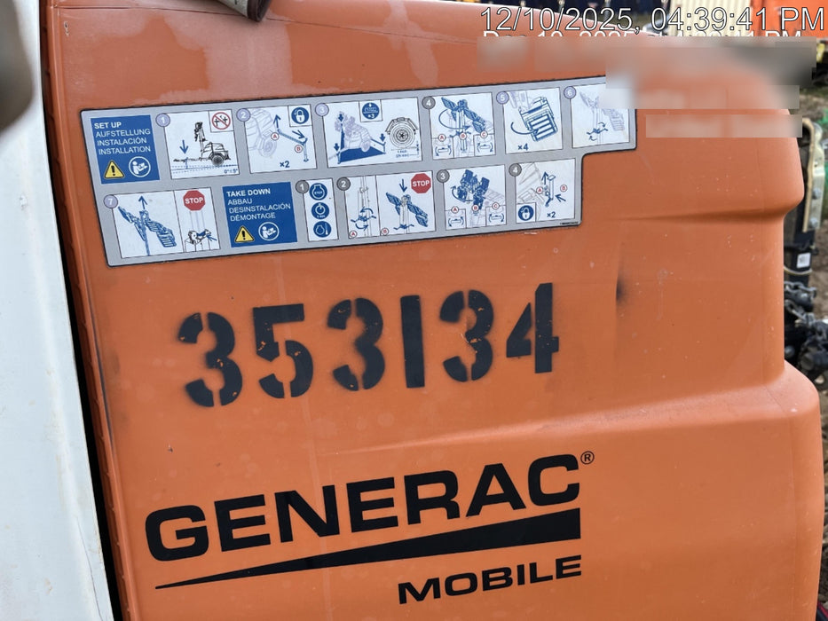 2023 Generac MLT2 Diesel, Flex Switch 120V Input, Powerzone Controller, (4) 320W LED Lights, 4kW Generator, 39.9 Gal Fuel Tank, 2" Ball, T3