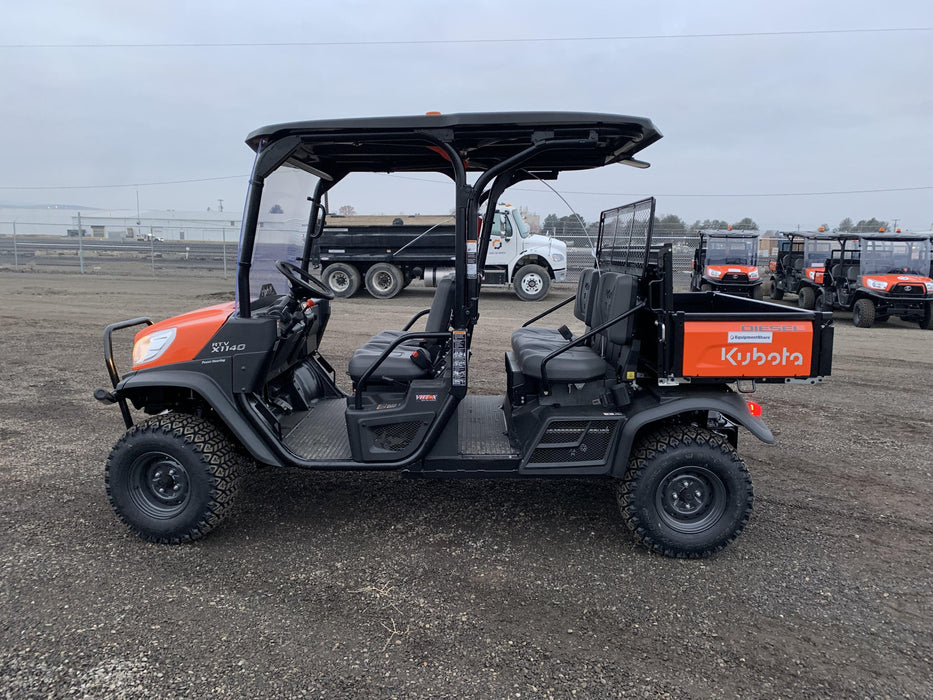 2022 Kubota RTV-X1140W-H Plastic Canopy, Windshield Acrylic Clear, LED Strobe Light, Wire Harness Kit, Back up Alarm