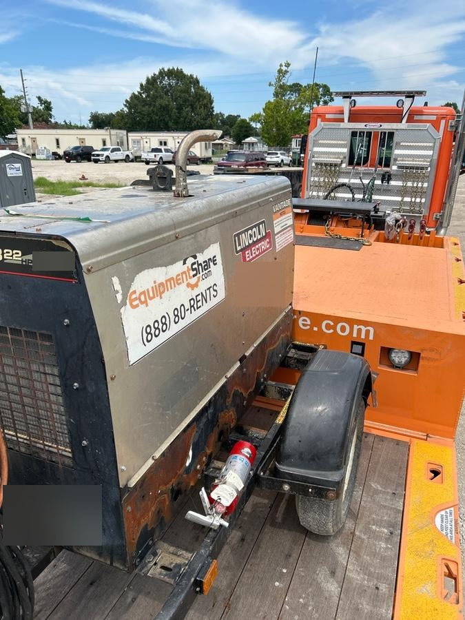 2018 Lincoln Electric Vantage 322 Lincoln Vantage 322 Welder Ready Pak 3 - Vantage 322, Trailer, Fender and light kit, Cable rack