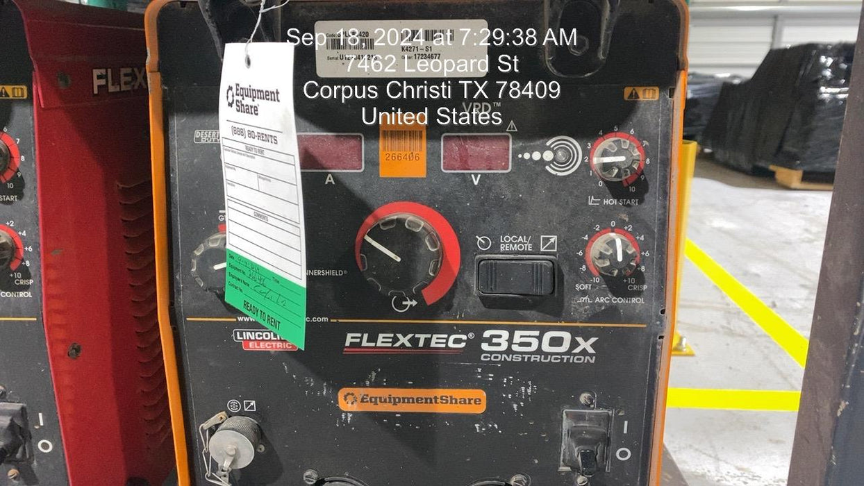 2022 LINCOLN ELECTRIC FLEXTEC 350X