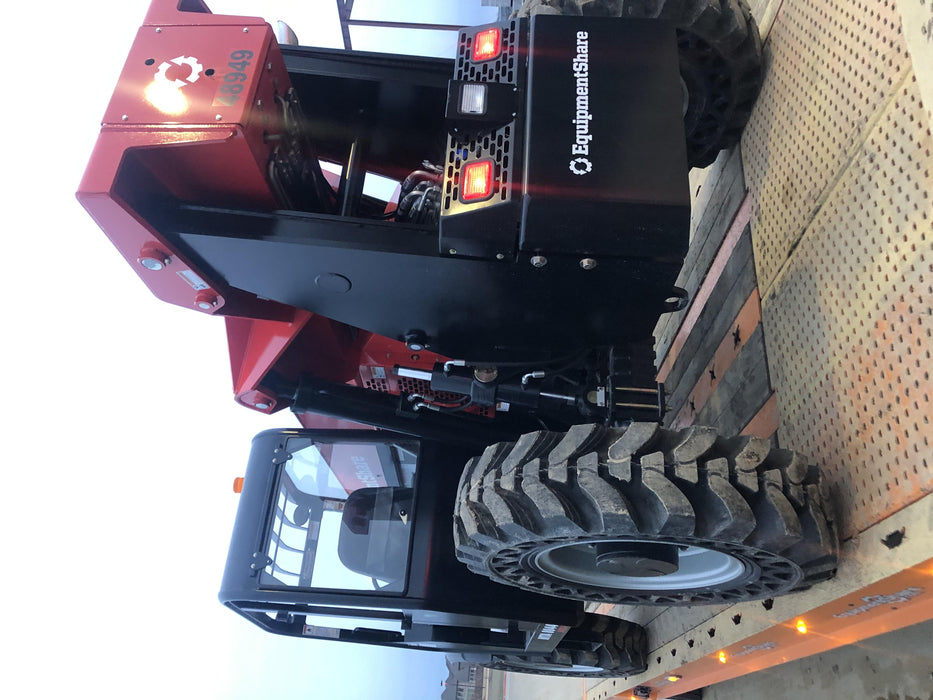 2020 Manitou MTA8044 74hp T4F, Open ROPS, Cab and Boom LED work lights, Auxiliary Hydraulics, Solid Tires, Amber strobe, Lift Hook w/66" Carriage, 60" Forks