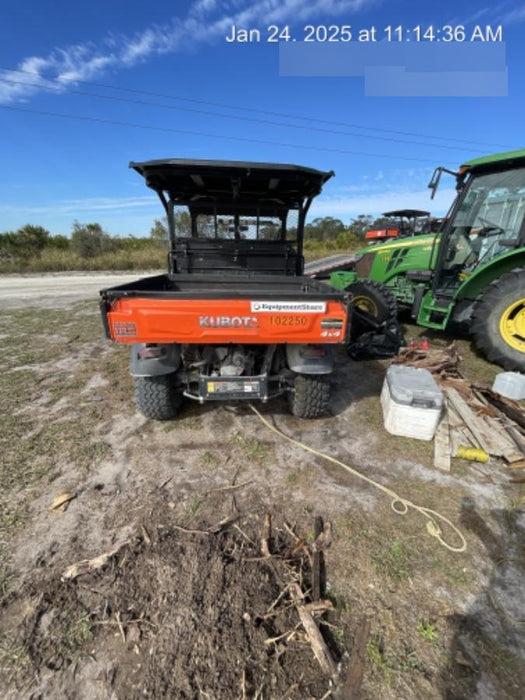 Kubota RTV-X1140W-H 4WD, LED Strobe, Windshield Acrylic Clear, Plastic Canopy, Wire Harness Kit, Backup Alarm