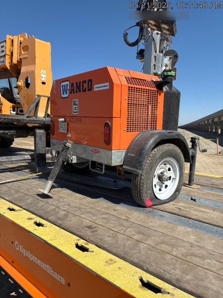 2024 Wanco WLTT-4MM4K Diesel, Deep Sea Controller, Shore Power Plug, Auto Start, (4) 350W LED Floodlights, 4kW Generator, 60 Gal Fuel Tank, 2" Ball, T3
