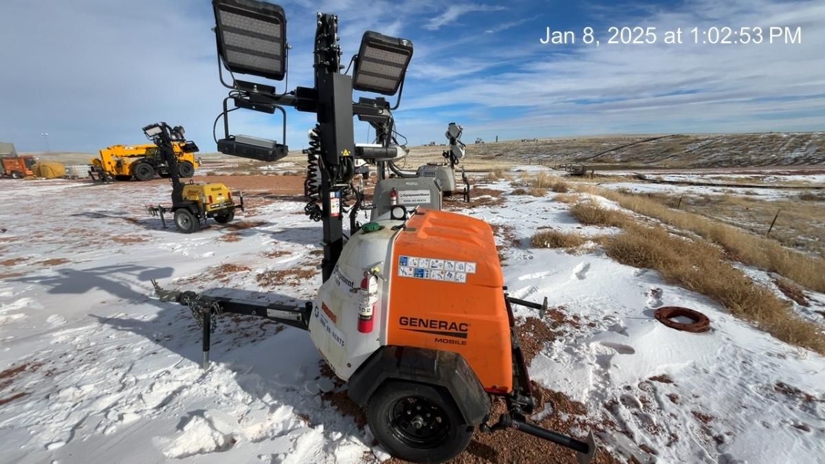 2024 Generac MLT2 Diesel, Flex Switch 120V Input, Powerzone Controller, 
(4) 320W LED Lights, 4kW Generator, 39.9 Gal Fuel Tank, 2" Ball, T3