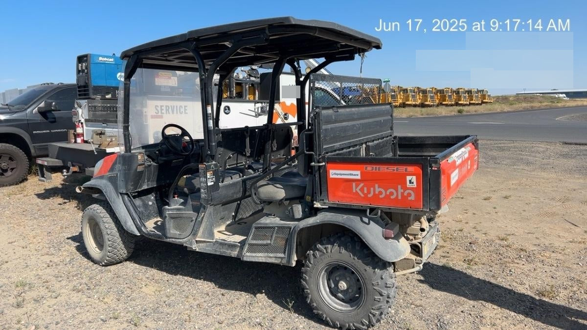 2022 Kubota RTV-X1140W-H Plastic Canopy, Windshield Acrylic Clear, LED Strobe Light, Wire Harness Kit, Back up Alarm