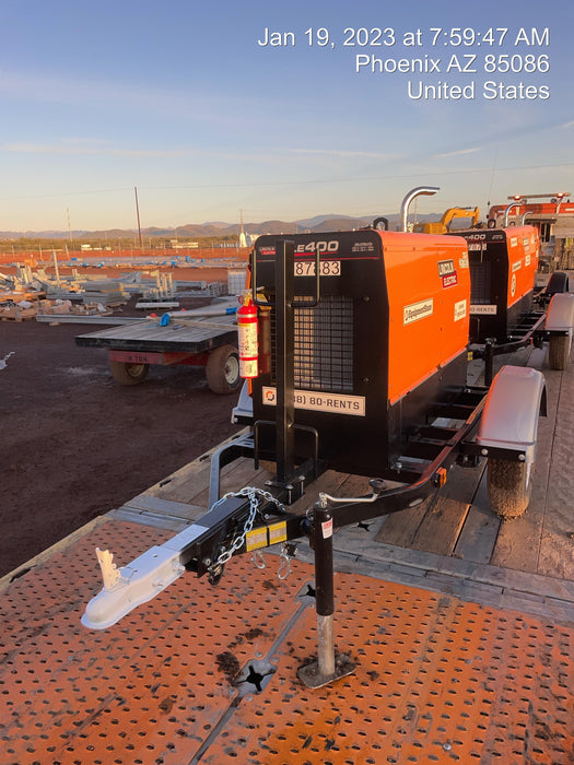 2023 Lincoln Electric LE400 Kubota V1505, Trlr, Cable Rack, Light Kit, ES Decals, T3