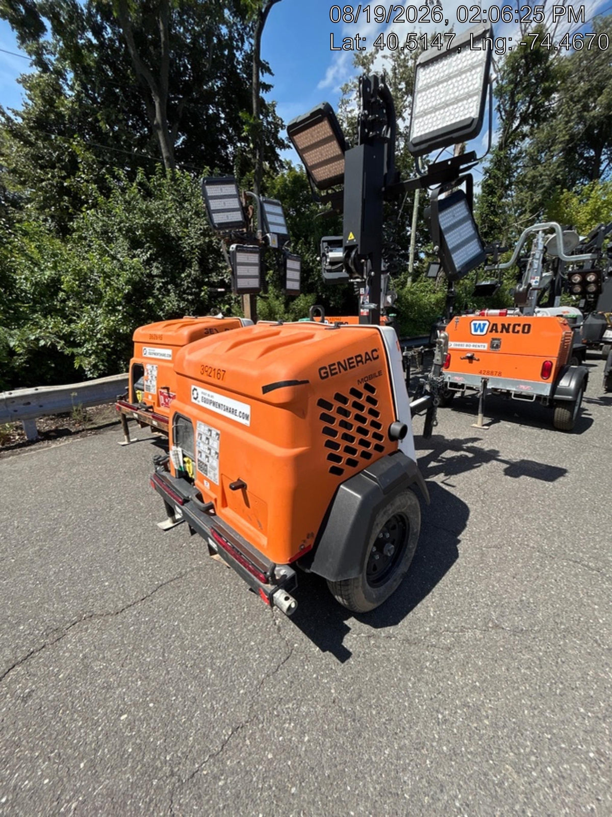 2024 Generac MLT2 Diesel, Flex Switch 120V Input, Powerzone Controller, 
(4) 320W LED Lights, 4kW Generator, 39.9 Gal Fuel Tank, 2" Ball, T3