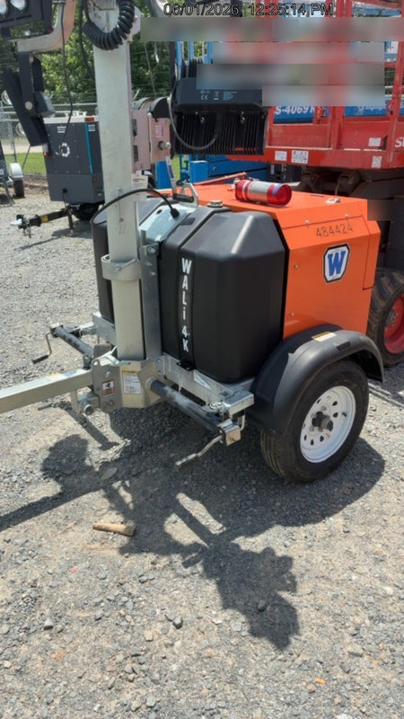 2024 Wanco WLTT-4MM4K Diesel, Mitsubishi L2E, 9.0HP @1800 rpm, Deep Sea Controller, Shore Power Plug, Auto Start, (4) 350W LED Floodlights, 4kW Generator, 60 Gal Fuel Tank, 2" Ball, T3