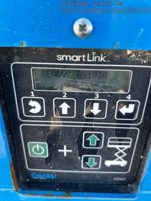 2019 Genie GS-1930 Fixed Rails with Chain Entry