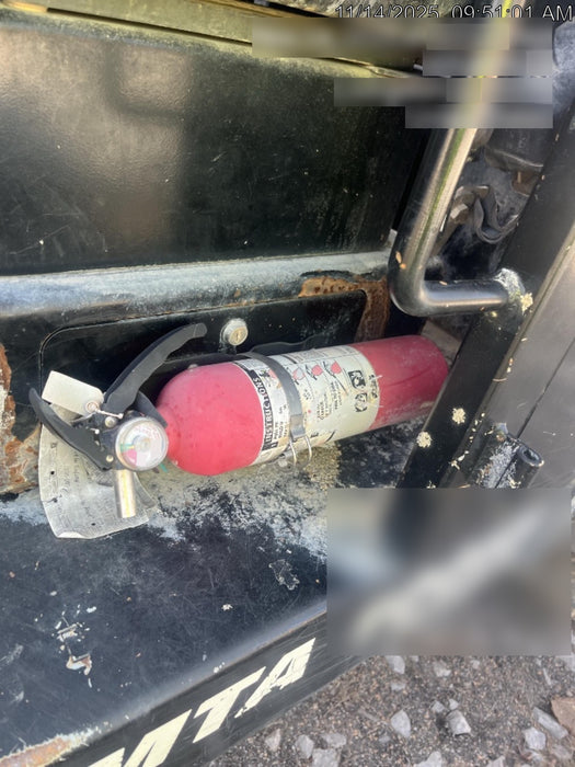 2019 Manitou MTA10055 Canopy, 120 HP, Solid Tires, Work Lights, Lift Hook, Auxiliary Hydraulics 66" Carriage and 60" Forks