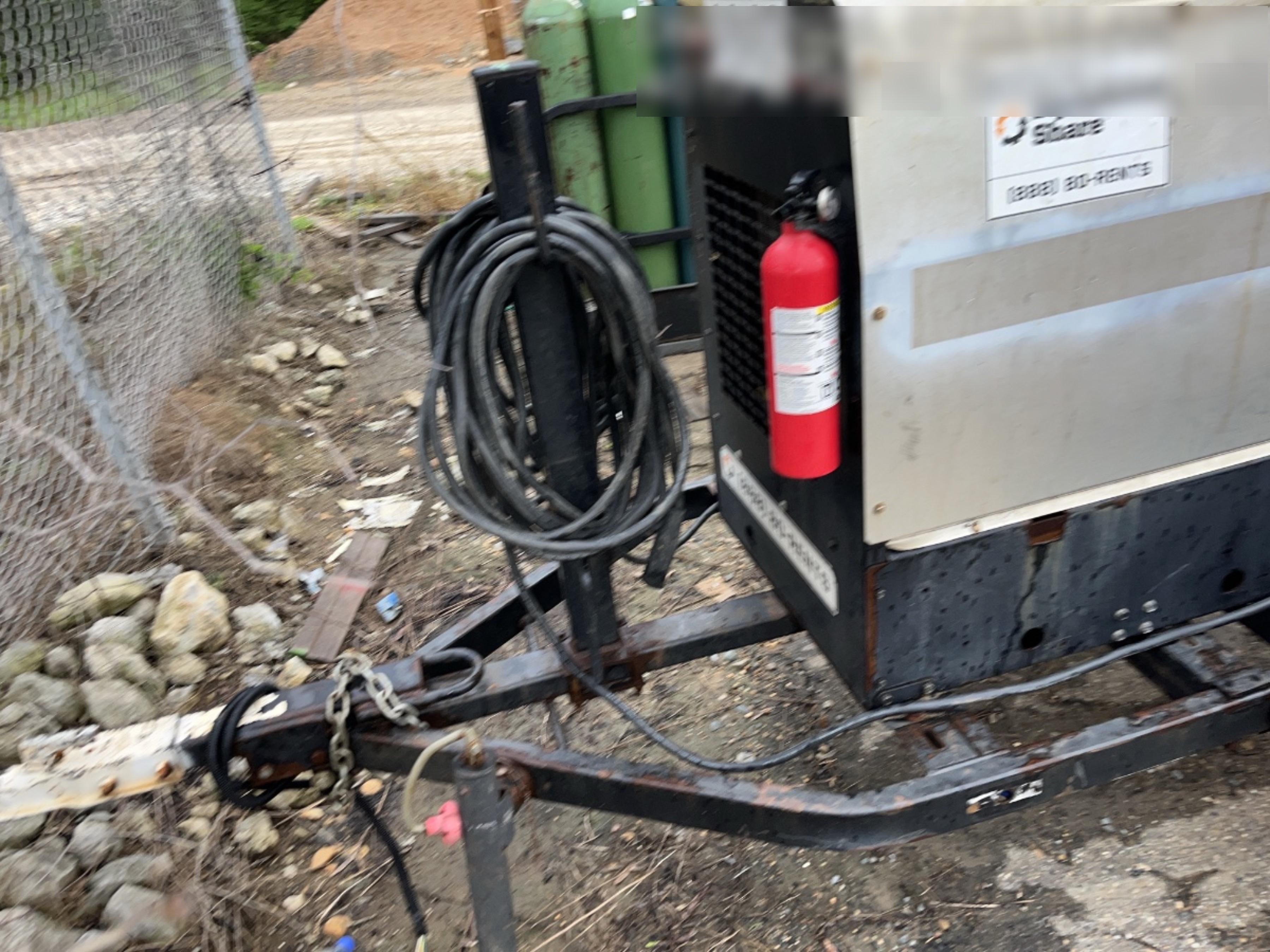 2019 Lincoln Electric Vantage 322 Ready-Pak 3, Two Wheel Trailer, Fender and Light Kit, Cable Rack