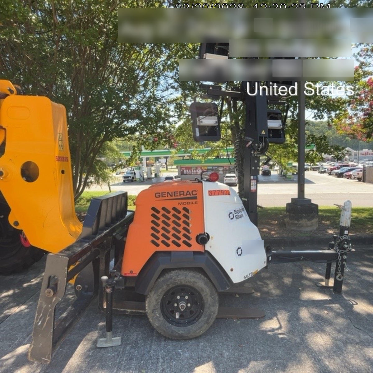 2023 Generac MLT2 Diesel, Flex Switch 120V Input, Powerzone Controller, 
(4) 320W LED Lights, 4kW Generator, 39.9 Gal Fuel Tank, 2" Ball, T3