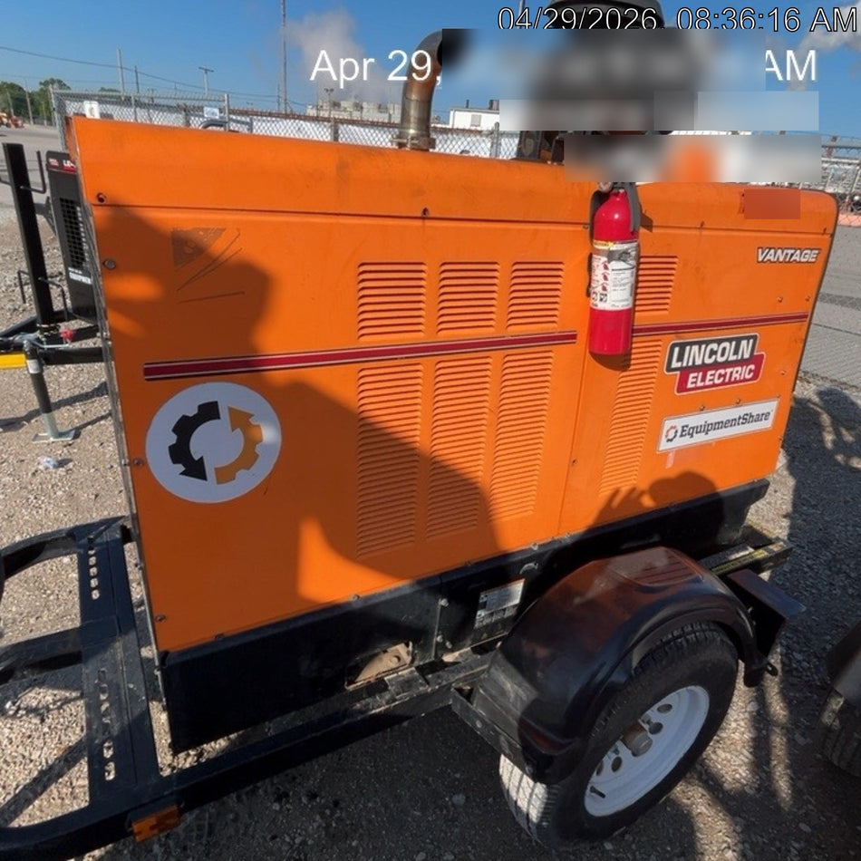 2021 Lincoln Electric Vantage 549X Ready Pak 3, ORANGE (includes trailer, cable rack, fender light kit)