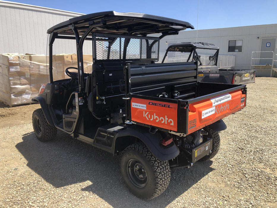 2022 Kubota RTV-X1140R-H Plastic Canopy, Windshield Acrylic Clear, LED Strobe Light, Wire Harness Kit, Back up Alarm