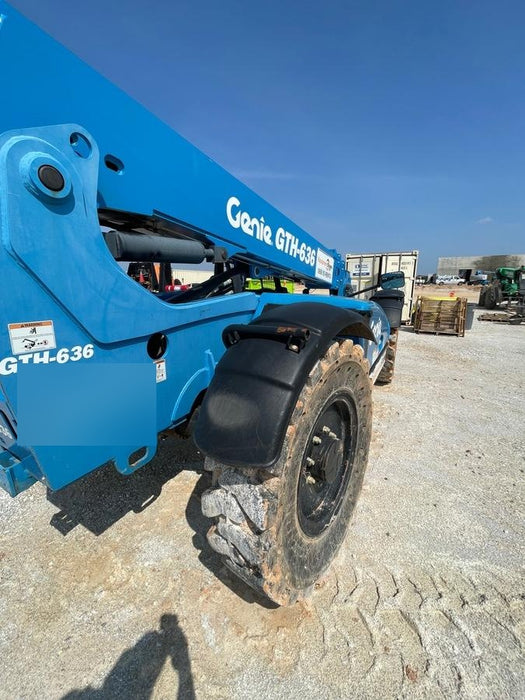 2018 Genie GTH-636 Genie GTH-636 w/Open ROPS, Solid Tires, Work Light/Beacon, 48" Carriage and Forks
