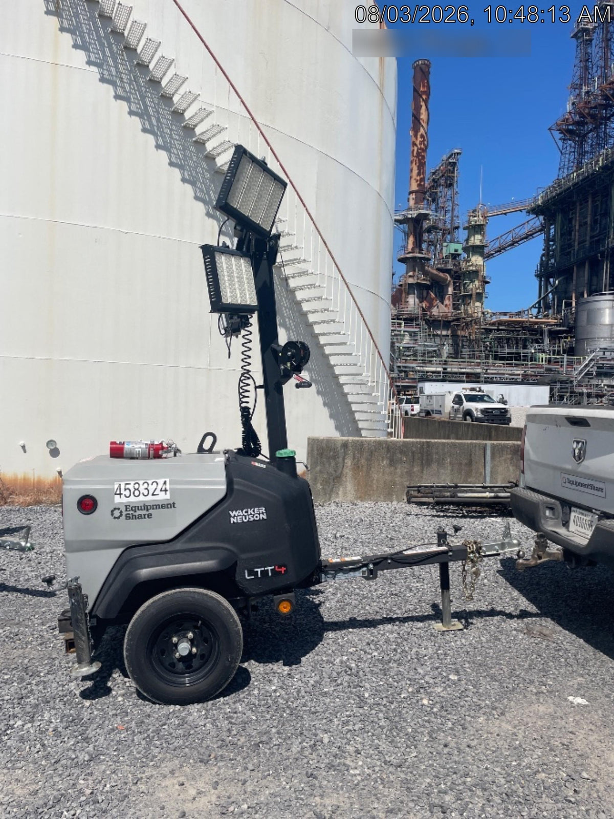 2024 Wacker Neuson LTT4 Diesel, Kohler KDW702, Deep Sea Controller, Auto Start, LED 320W, Bypass Outlet, T3