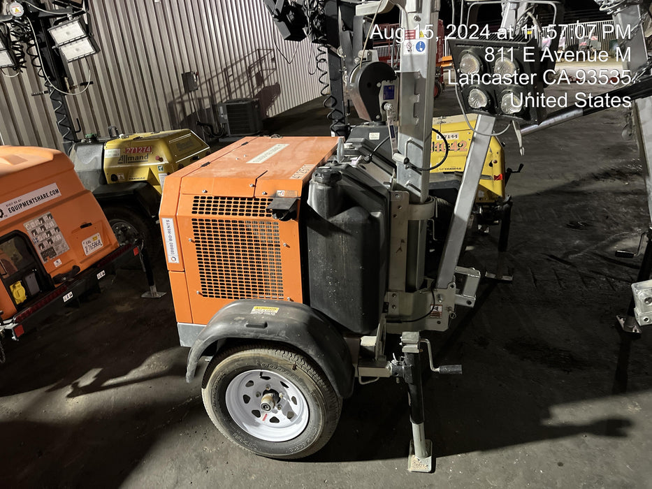 2024 Wanco WLTT-4MM4K Diesel, Deep Sea Controller, Shore Power Plug, Auto Start, (4) 350W LED Floodlights, 4kW Generator, 60 Gal Fuel Tank, 2" Ball, T3