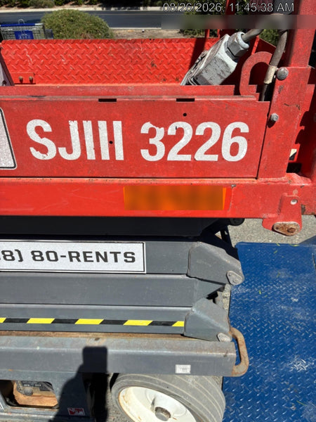 2019 Skyjack SJIII-3226 Standard w/Trojan Batteries