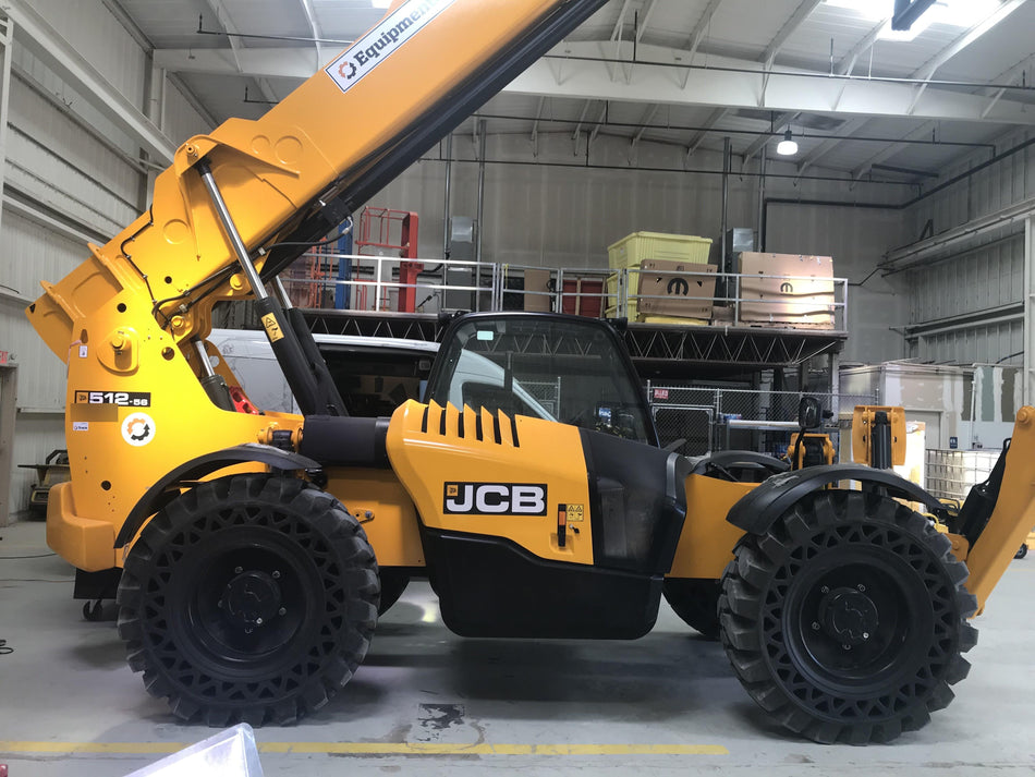 2020 JCB 512-56 Canopy, 74Hp, Solid Tires, Work Lights, Beacon, Aux Hydraulics, Back up Alarm, Lifting Eye, ES Decals