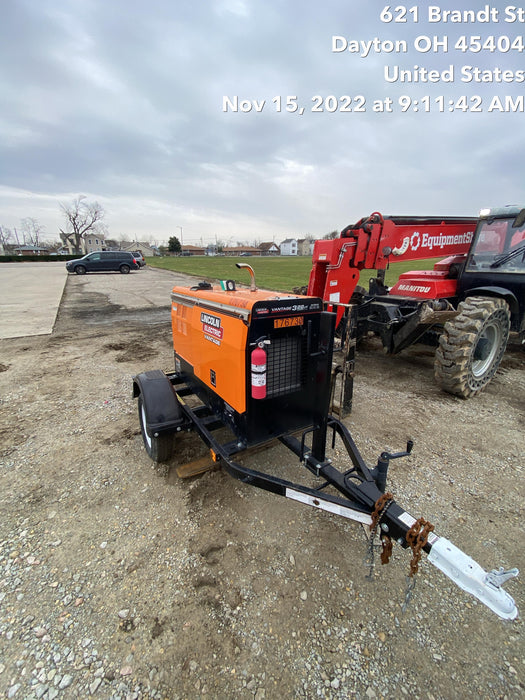 2021 Lincoln Electric Vantage 322 Vantage 322 Ready Pak 3 w/ Decals, ORANGE (includes trailer, cable rack, fender light kit) NO Telematics