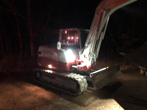2019 Takeuchi TB290 Cab/Heat/AC Rubber tracks, Dozer blade, Travel alarm, Auxiliary hydraulics w/Manual QC, Hydraulic thumb, 18", 24", and 36" Buckets