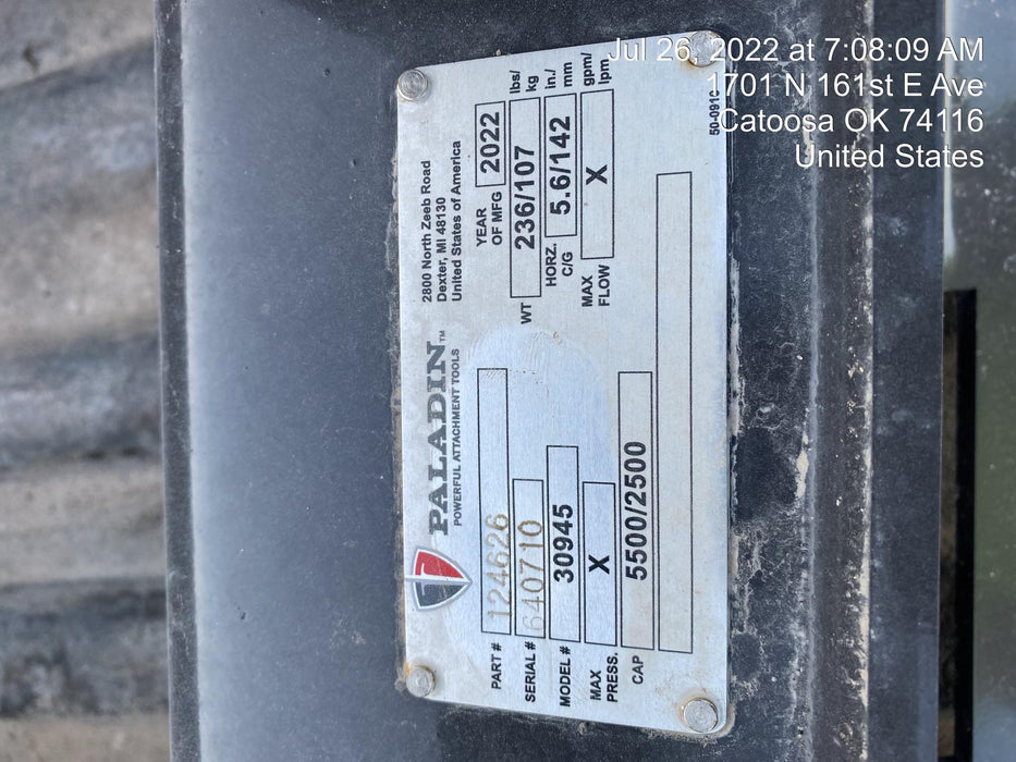 2022 PALADIN 48" Pallet Forks - Paladin