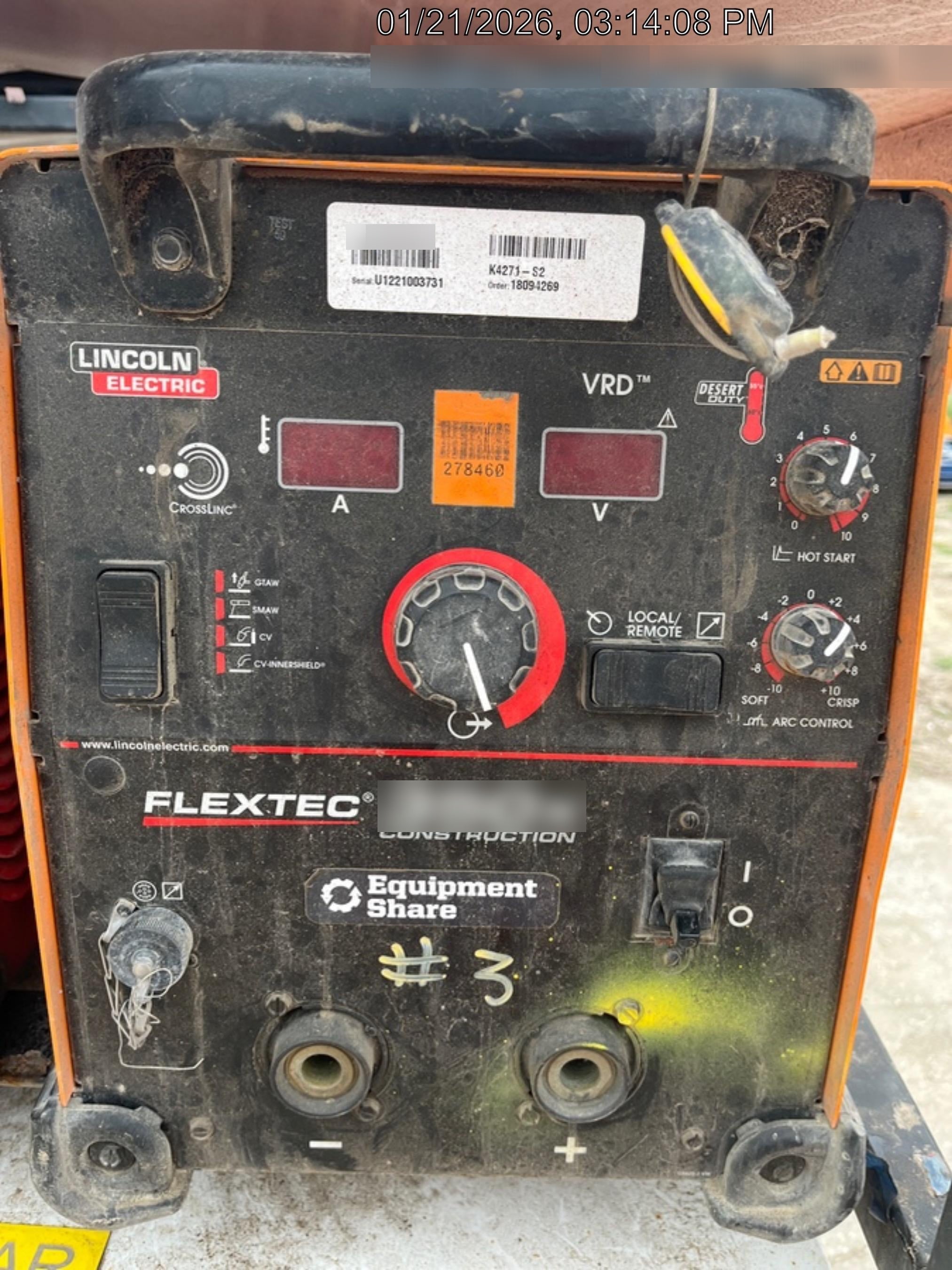 2022 LINCOLN ELECTRIC FLEXTEC 350X