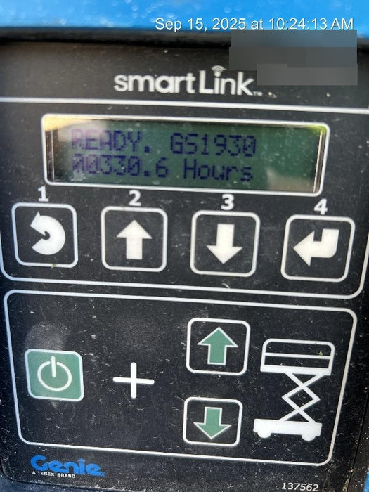 2017 Genie GS-1930 Genie GS1930 Scissor Lift