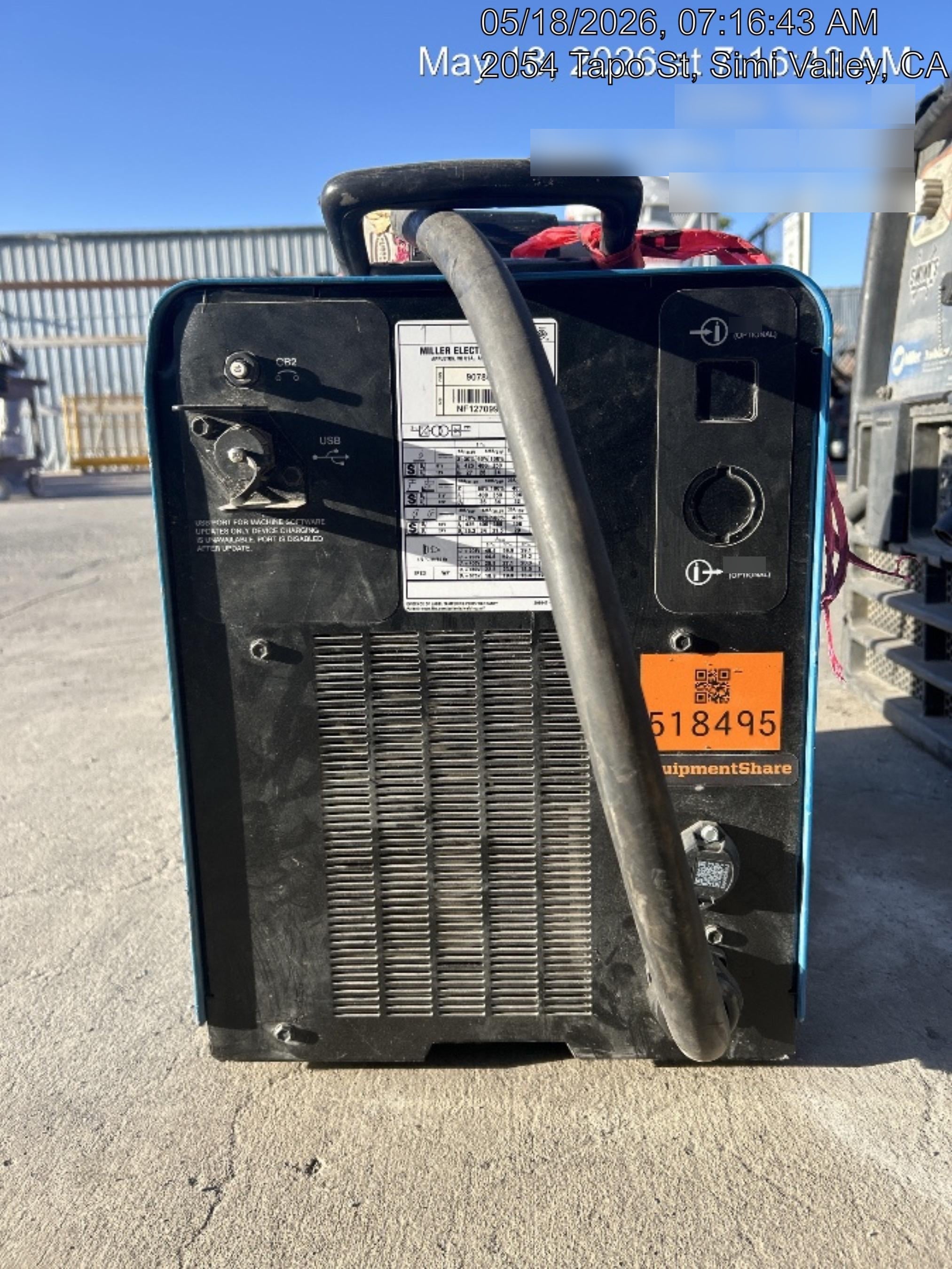 2025 MILLER ELECTRIC XMT 400