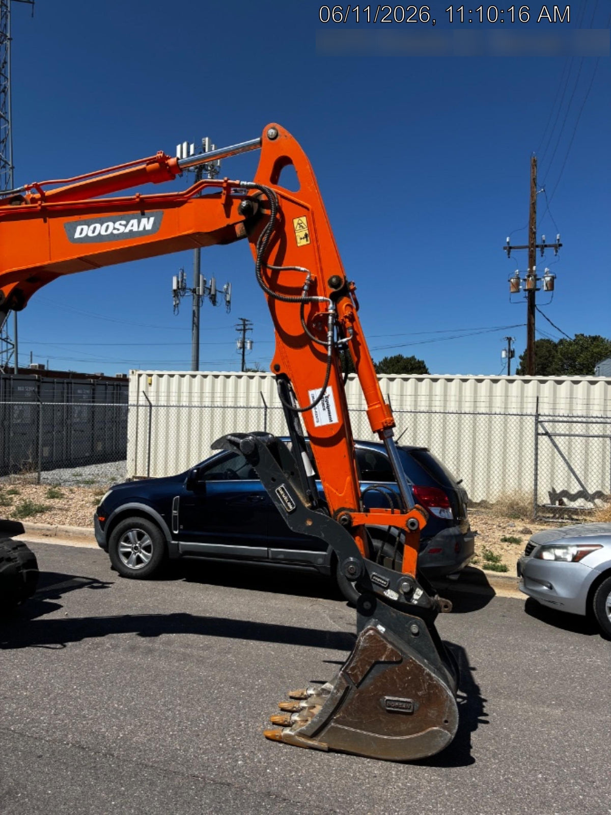 2019 Doosan DX85R-3 Standard Track Mini Excavator