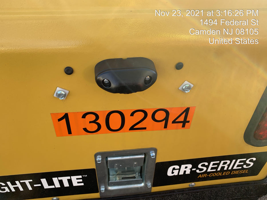 2021 Allmand NLV3GR (4) LED Light Fixture 350W, 23' Vertical Mast, 3kW Prime, Towable, Deep Sea L401, Leveling Jacks, Yanmar T4F 5.8hp