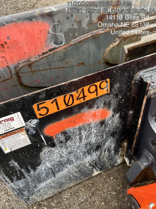 2025 VIRNIG 84" Smooth Bucket