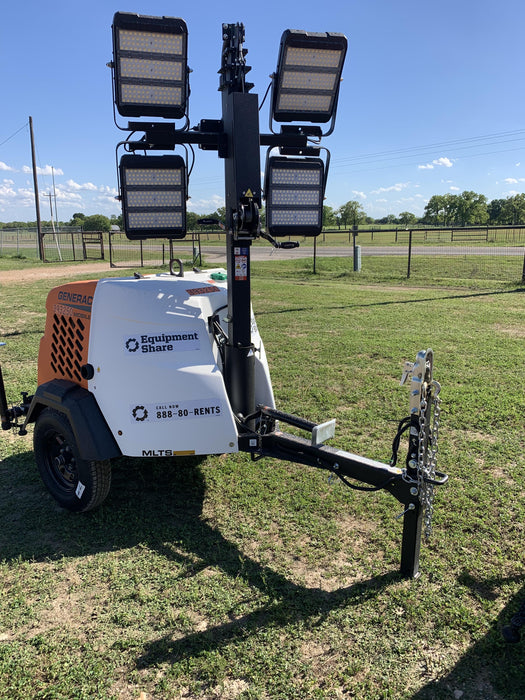 2024 Generac MLT2 Diesel, Flex Switch 120V Input, Powerzone Controller, 
(4) 320W LED Lights, 4kW Generator, 39.9 Gal Fuel Tank, 2" Ball, T3