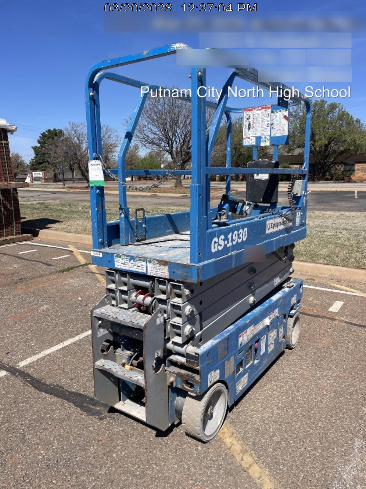 2018 Genie GS-1930 GS-1930 w/Fixed Rail, Chain Entry