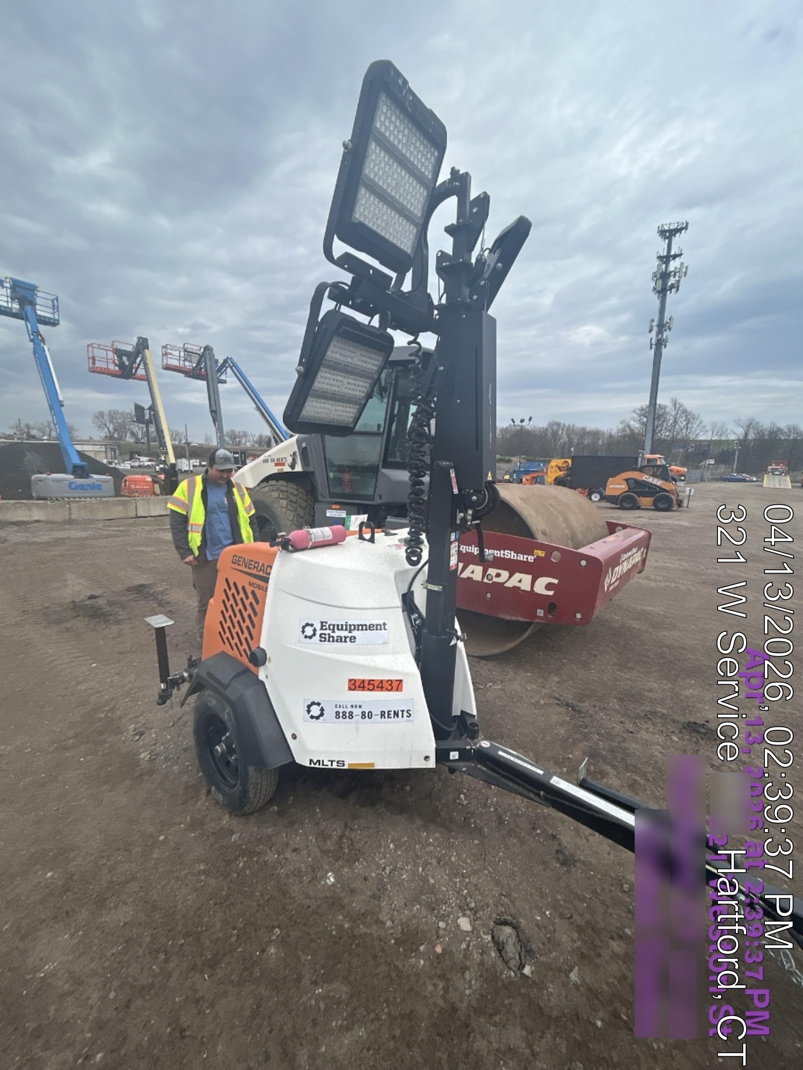 2023 Generac MLT2 Diesel, Flex Switch 120V Input, Powerzone Controller, (4) 320W LED Lights, 4kW Generator, 39.9 Gal Fuel Tank, 2" Ball, T3