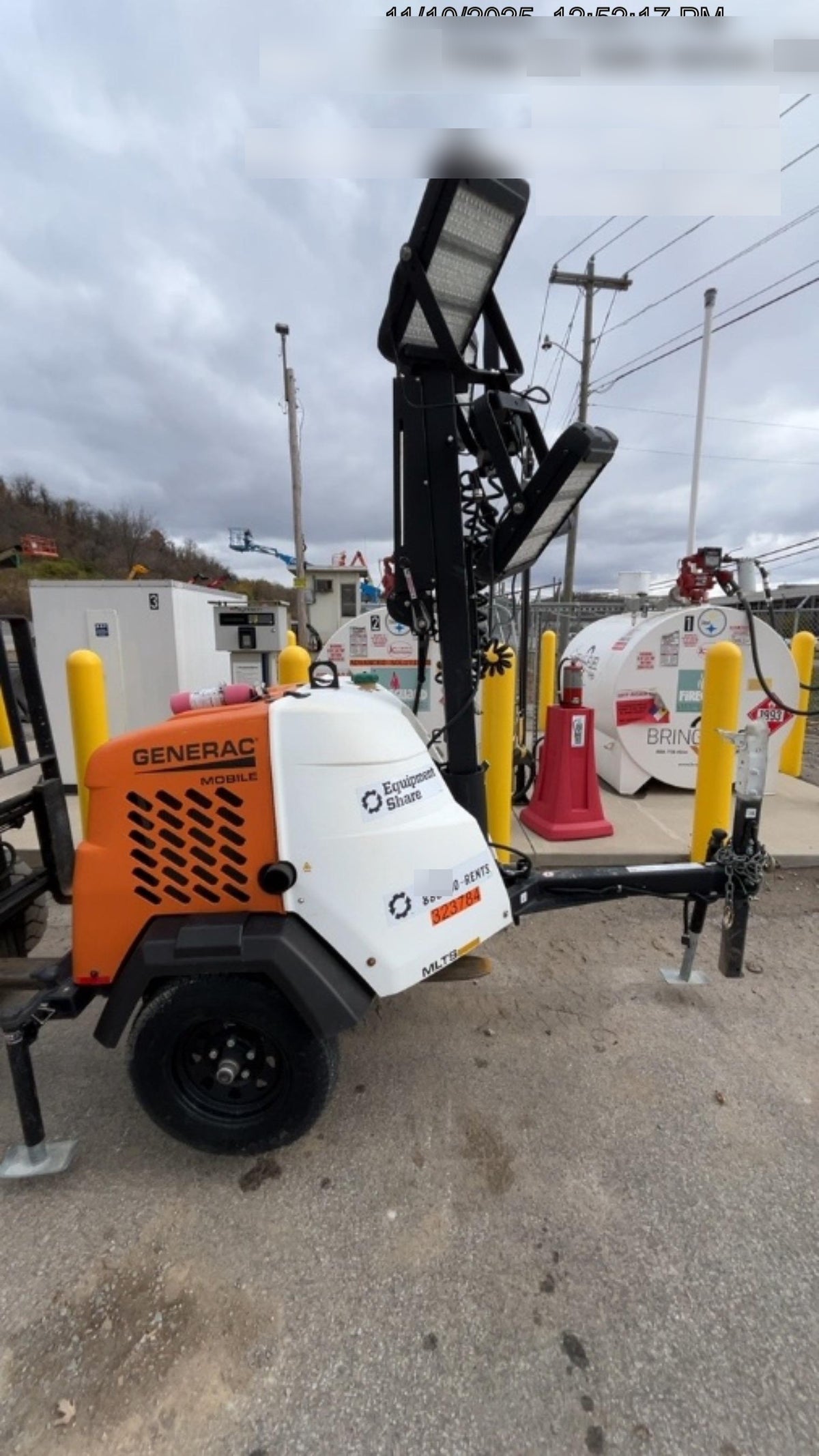 2023 Generac MLT2 Diesel, Flex Switch 120V Input, Powerzone Controller, (4) 320W LED Lights, 4kW Generator, 39.9 Gal Fuel Tank, 2" Ball, T3