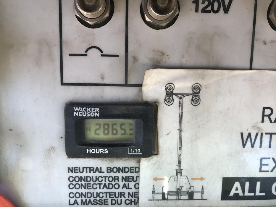 2018 Wacker Neuson LTV6L-MH Wacker Neuson LTV6L Mobile Light Tower w/Fuel Level Sensor Installed