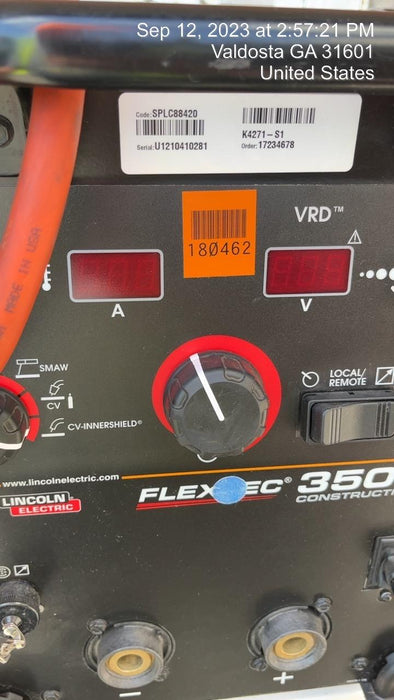 2021 LINCOLN ELECTRIC FLEXTEC 350X