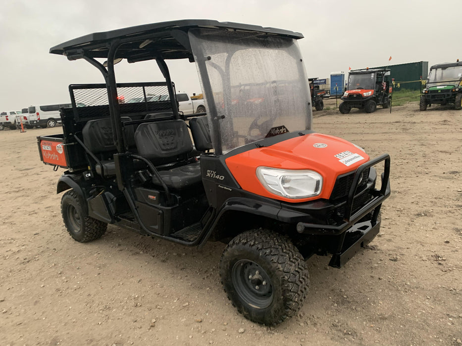 2021 Kubota RTV-X1140W-H Plastic Canopy, Windshield Acrylic Clear, LED Strobe Light, Wire Harness Kit, Back up Alarm