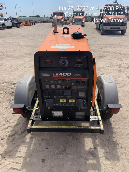 2022 Lincoln Electric LE400 Kubota V1505, Trlr, Cable Rack, Light Kit, ES Decals, T3